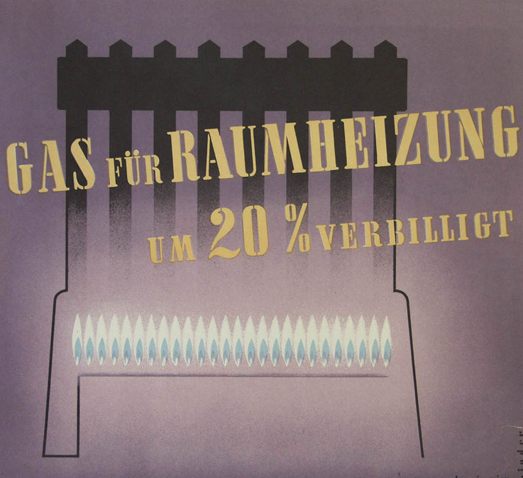 Gas für Raumheizung